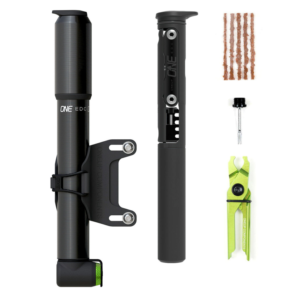 meilleurs accessoires vélo - pompe OneUp et outil Park Tool